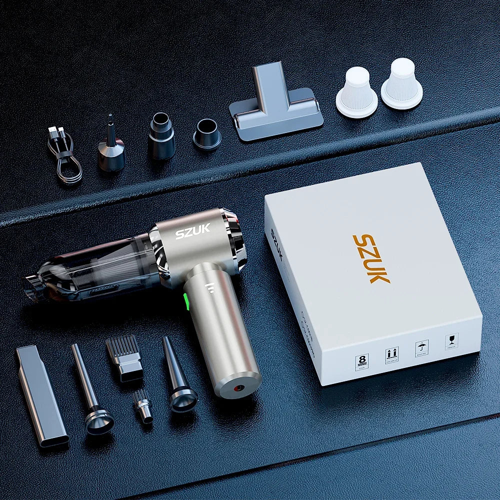 Mini Wireless Handheld Vacuum Cleaner – 98500PA Powerful Suction | Car & Pet Hair Cleaner