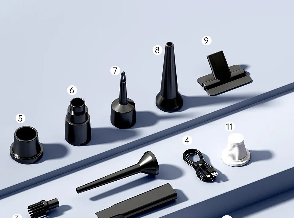 Mini Wireless Handheld Vacuum Cleaner – 98500PA Powerful Suction | Car & Pet Hair Cleaner